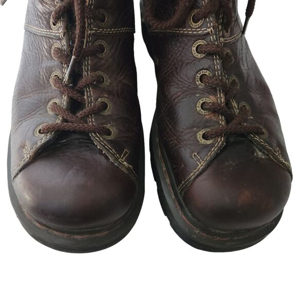 Dr Martens Vintage Brown Leather 6 Hole Air Wair Chunky US MEN 10 11528 main image 8